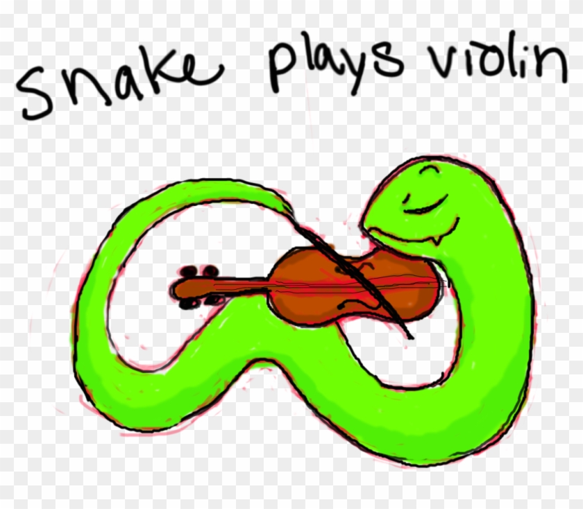 Untitled Drawing By Tankerfishygal - Animal Playing Instrument Drawing #1446888