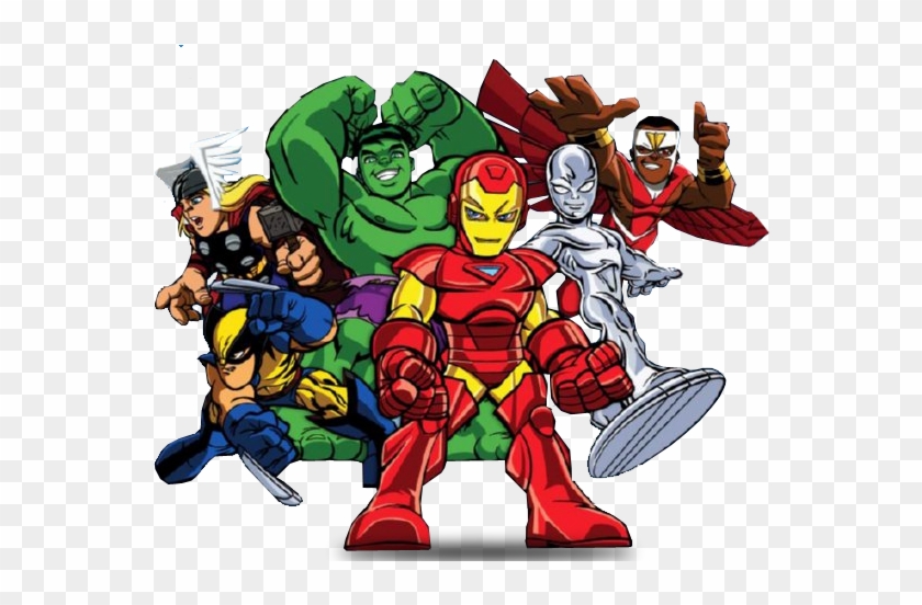 Marvel Superheroe Squad Free Party Printables Oh My - Super Hero Squad Png #1447265