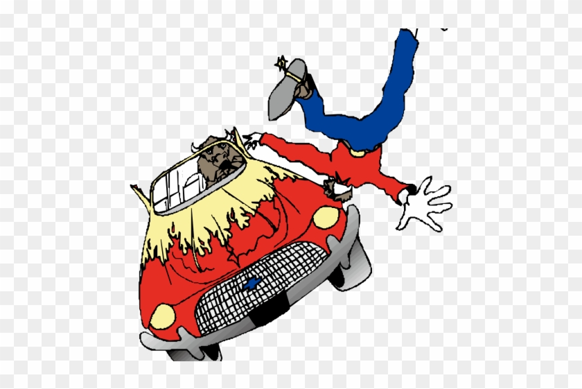 Traffic Clipart Traffic Scene - Escena Accidente De Transito Animado #1447447