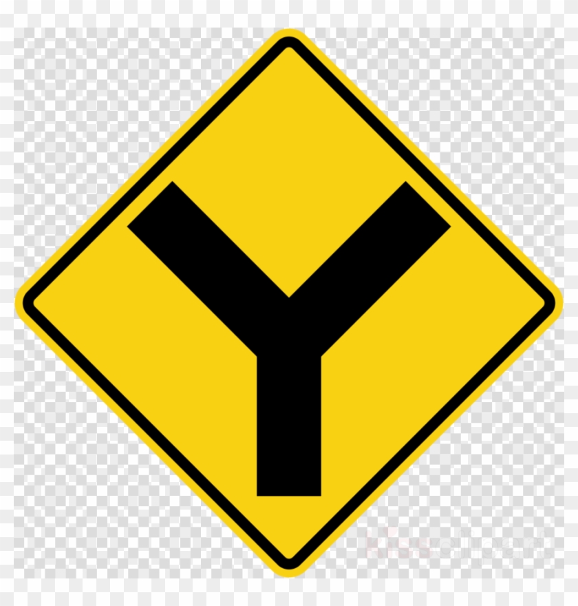 Download Intersection Sign Clipart Traffic Sign Intersection - Sasuke Sakura Dan Sarada #1447479