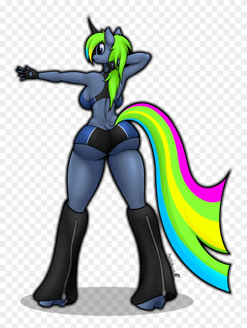 Mlp Anthro Remake By Funkybacon On Deviantart - Drawing #1447633