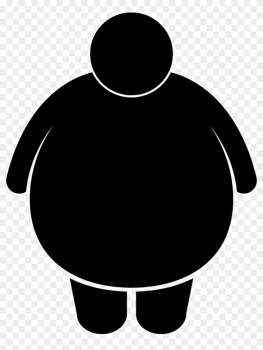 Obesity Silhouette At Getdrawings Com Free For - Overweight Clipart #1447846