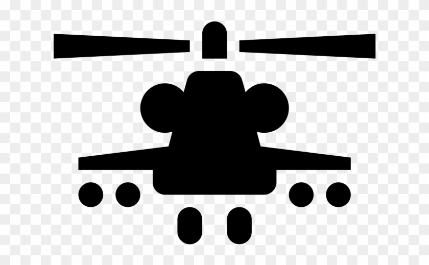 Army Helicopter Clipart Emoji - Apache Attack Helicopter Emoji #1448010