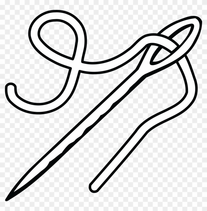 Of Needle Clipart Hand-sewing Needles Clip Art - Hand Needle Clip Art #1448281