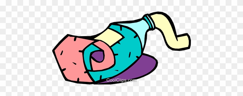 Toothpaste Royalty Free Vector Clip Art Illustration - Toothpaste Royalty Free Vector Clip Art Illustration #1448680