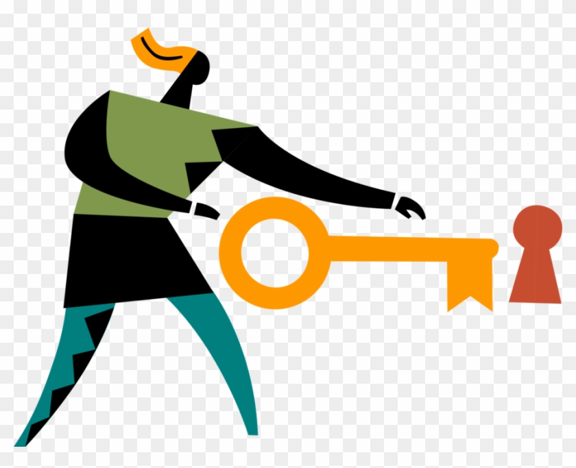 Key Opens Keyhole Lock - Lock And Key #1449789