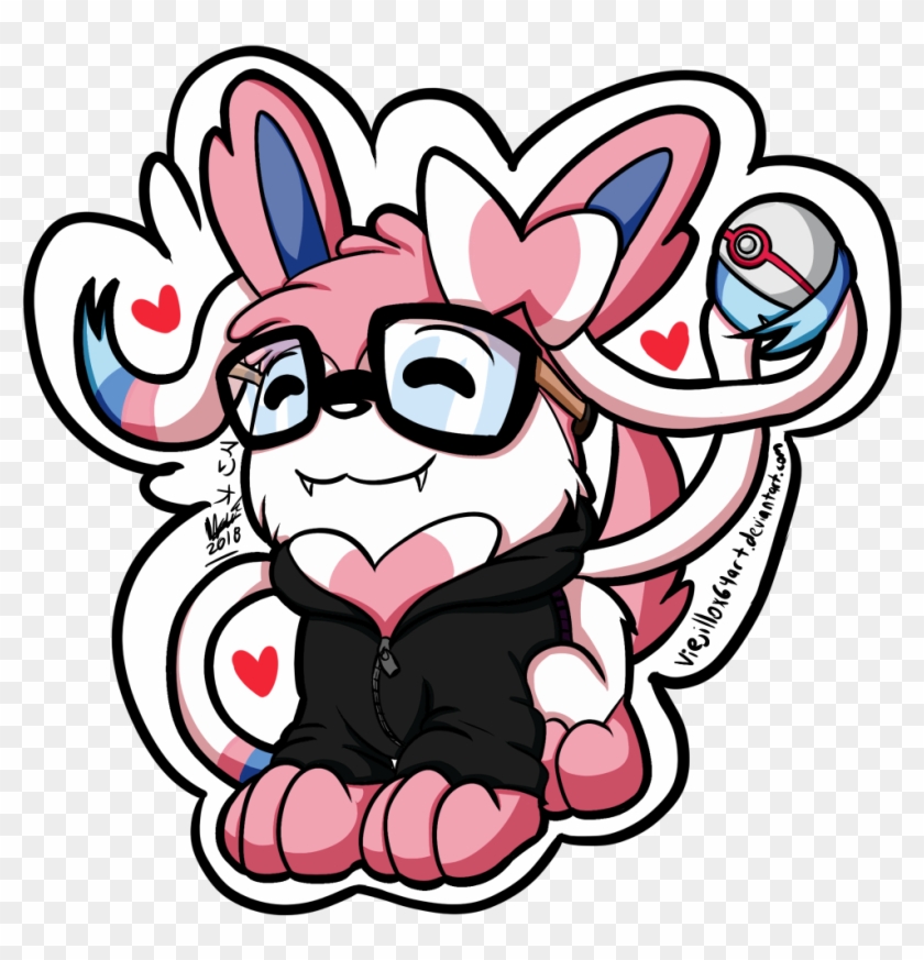 Sylveon Sticker A Small Commission I Made For A Friend, - Cartoon #1449895