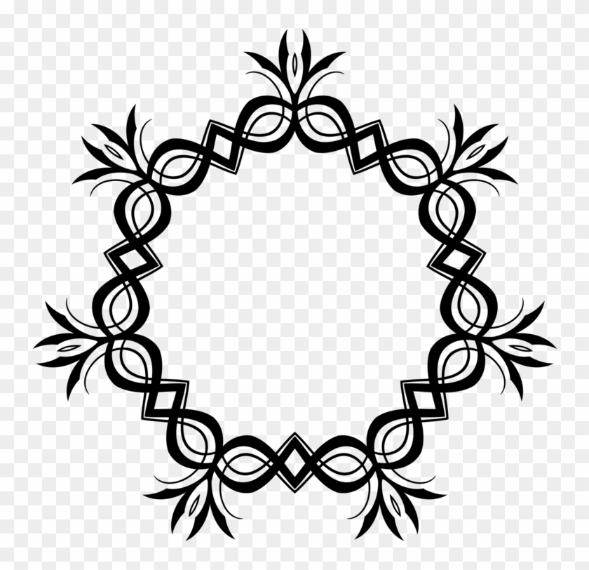 Borders And Frames Computer Icons Picture Frames Floral - Bingkai Undangan Bulat Png #1450923