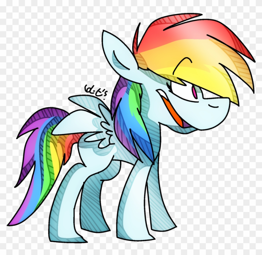 Dizzee-toaster, Rainbow Dash, Safe, Simple Background, - Cartoon #1451087