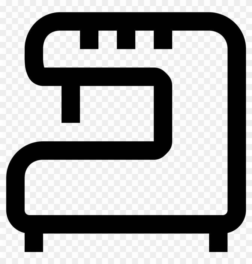 Stitches Vector Overlock Svg Royalty Free Download - Иконка Швейная Машинка Png #1451177
