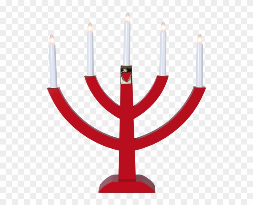 Candlestick Hjartered - Hjärtered Adventsljusstake Svart - Star Trading #1452257