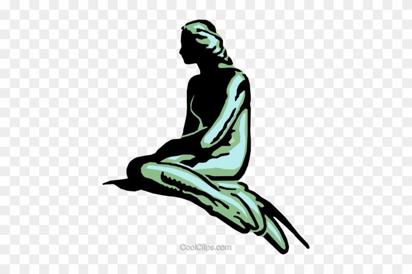 Mermaid Royalty Free Vector Clip Art Illustration - Mermaid Royalty Free Vector Clip Art Illustration #1452278