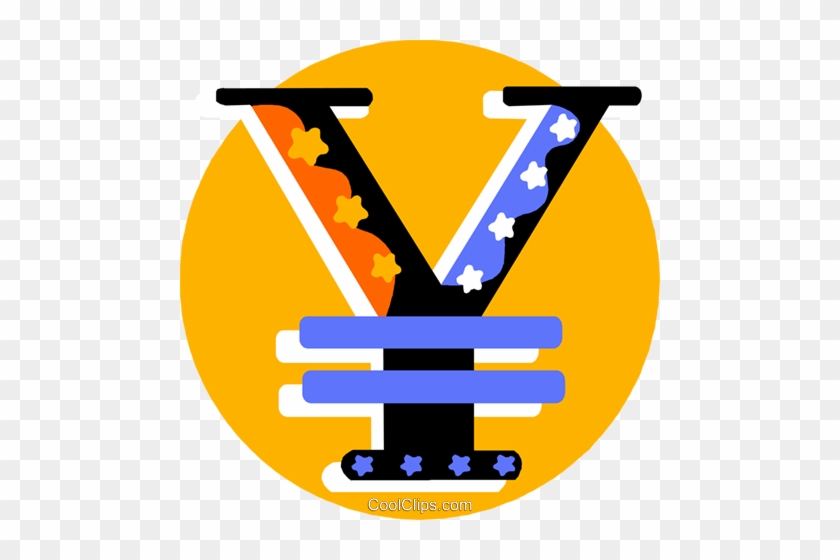 Currency Symbol Japanese Yen Royalty Free Vector Clip - Currency Symbol #1452472