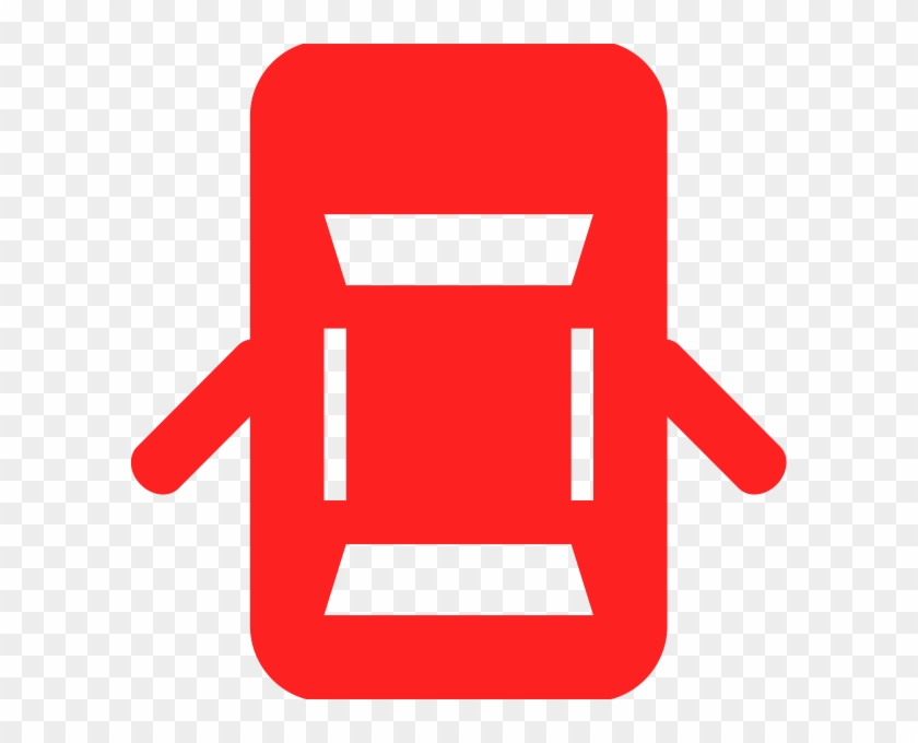 Door / Doors Open Warning Symbol In Red - Red #1452815
