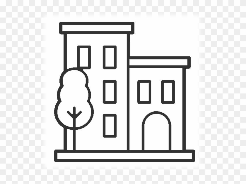 Employer Information - Outline Image Of A Hospital #1453033