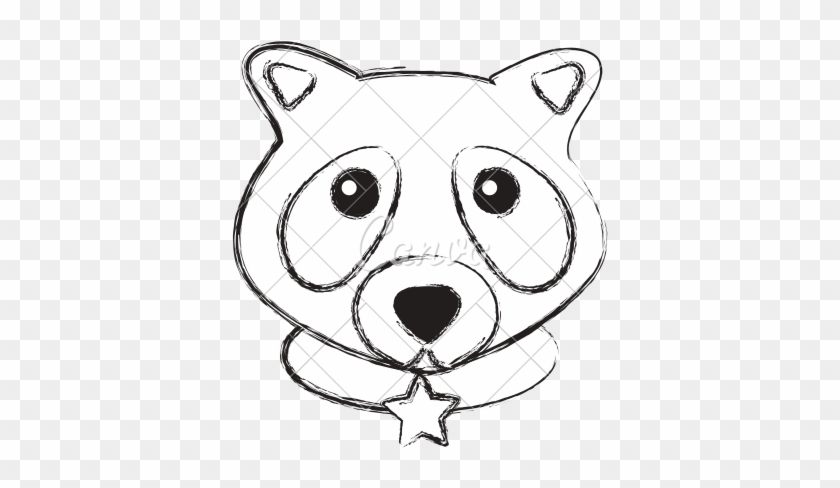 Drawing Raccoon Easy Graphic Freeuse Download - Drawing #1453119