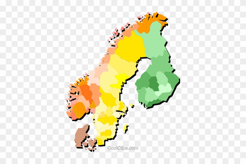 Norway, Sweden, Denmark Royalty Free Vector Clip Art - Norway, Sweden, Denmark Royalty Free Vector Clip Art #1453253