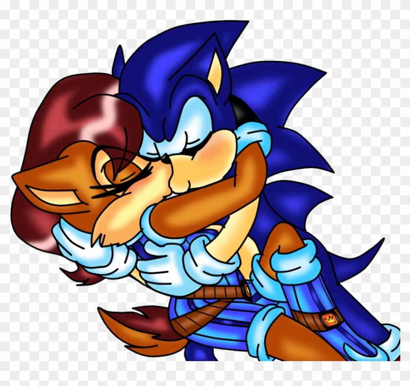 Sonsal Kissing By Jayfoxfire On Clipart Library - Cartoon #1453631