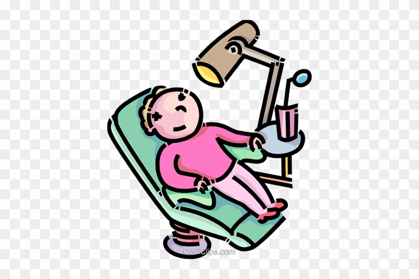 Boy Waiting In The Dentist Chair Royalty Free Vector - Cadeira De Dentista Png #1454863
