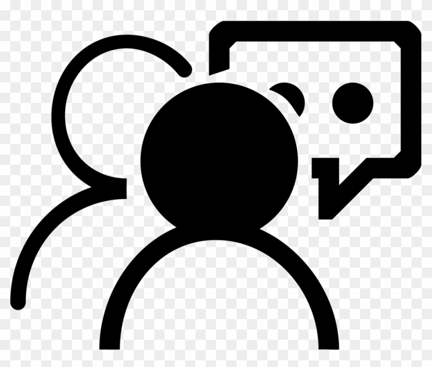 Interview Vector Svg Clipart Black And White Library - Interview Icon Png #1455661