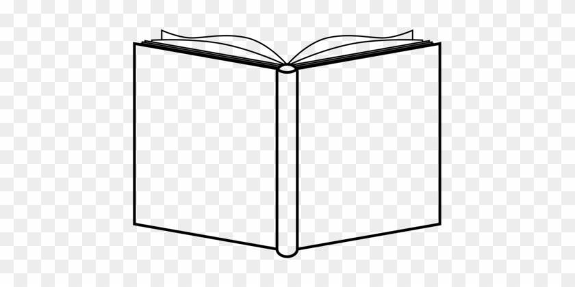 Book Cover Computer Icons Outline Download - Black And White Book Outline #1455827