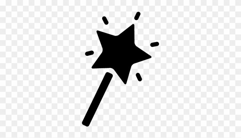 Magic Wand Vector - Varita Magica Silueta #1456303