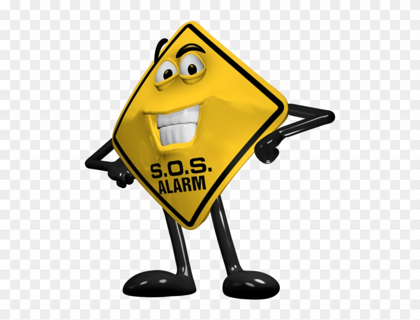 Door Stickermannobackground - Sos Alarm #1456720