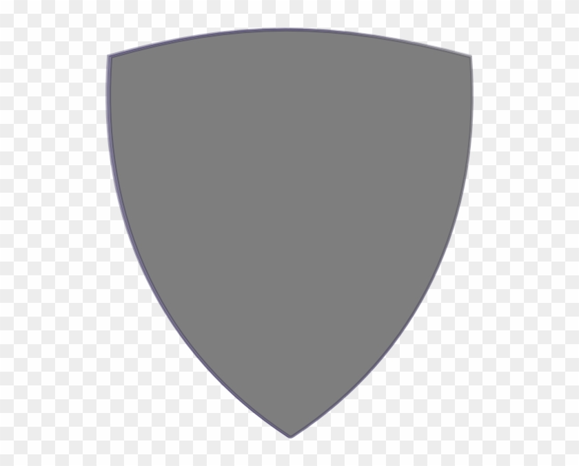 This Free Clip Arts Design Of Solid Gray Shield - This Free Clip Arts Design Of Solid Gray Shield #1456760