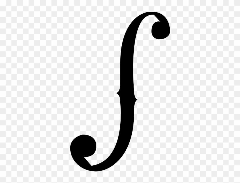 “finding Roots Of Equations By The Half-interval Method - F Hole Violin Vector #1456787