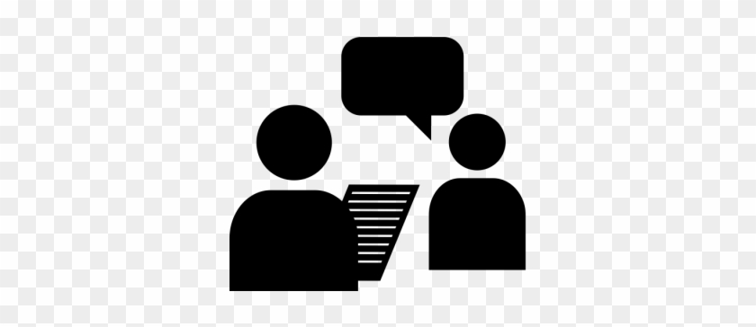 Research Consultation - Interview Png Icon Grey #1457223