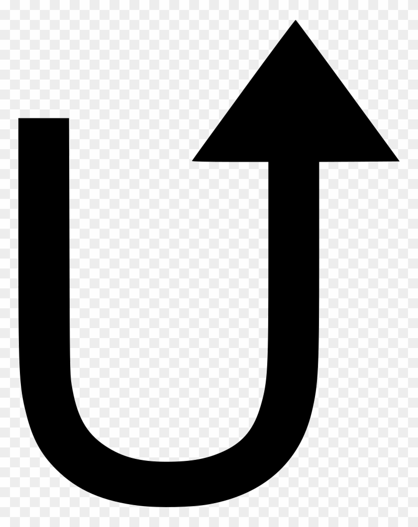 Arrow U Svg Icon - U Turn Arrow Png #1457349