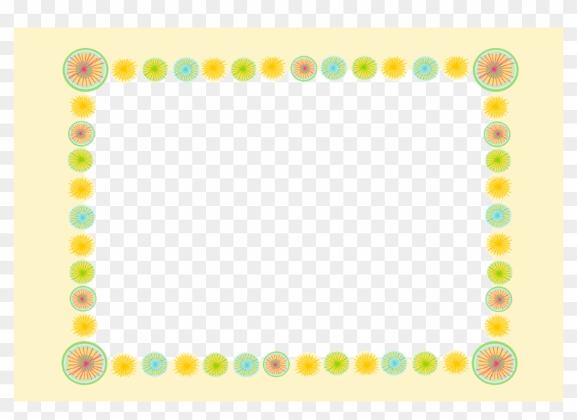 Free Digital Frame With Pastel And Candy Colored Pattern - Pastel Frame Png #226331