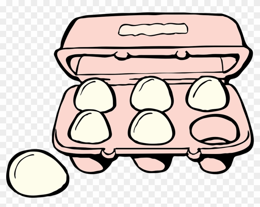 Free Vector Graphic - Eggs Clipart Black And White #226358