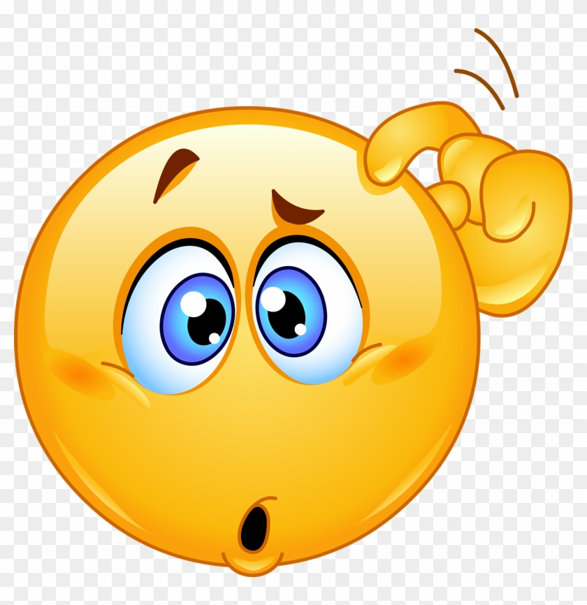Emoticon, Reißverschluss - Confused Emoji #227031