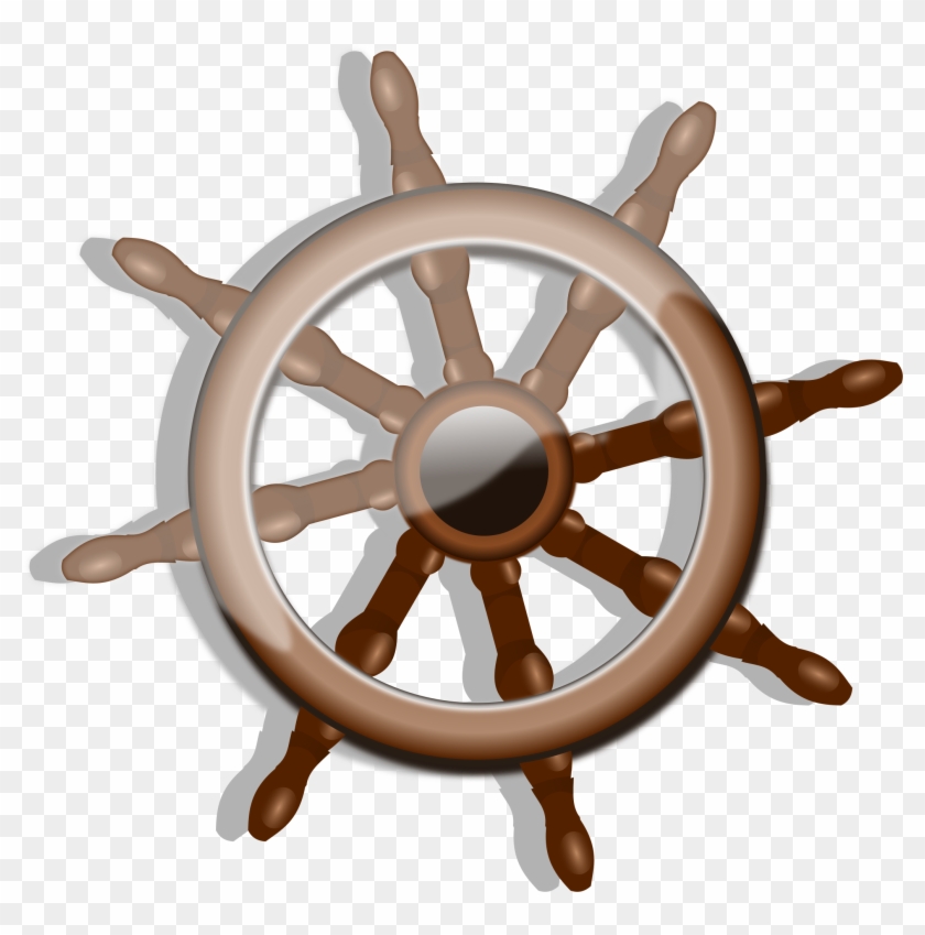 Boat Clip Art Download - Rudder Clipart #227187