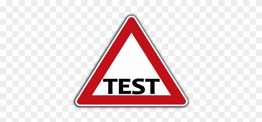 Verkehrszeichen Vorfahrt Test Eignungsprüf - تابلو خطر سقوط در آب #227239