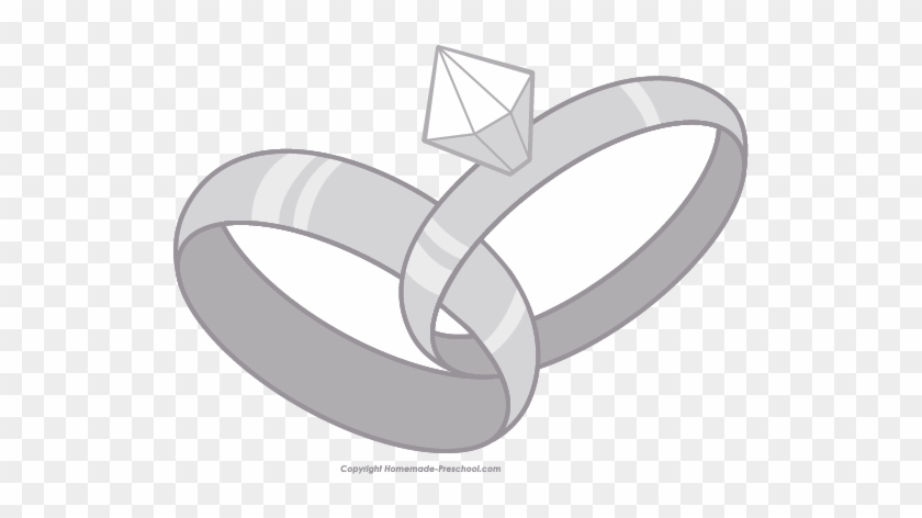 Free Wedding Rings Clipart - Engagement Ring Wedding Ring Cartoon #227486