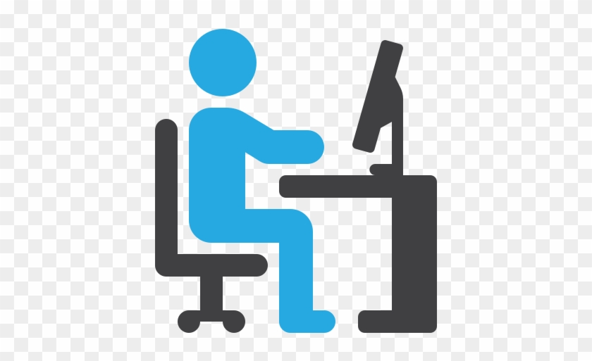 Evaluation Software Monitor Learning Transfer - Office With Computer Icon #227847
