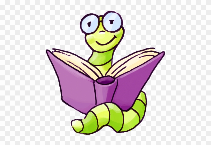 Bücherwurm - Bücherei Clipart #228068