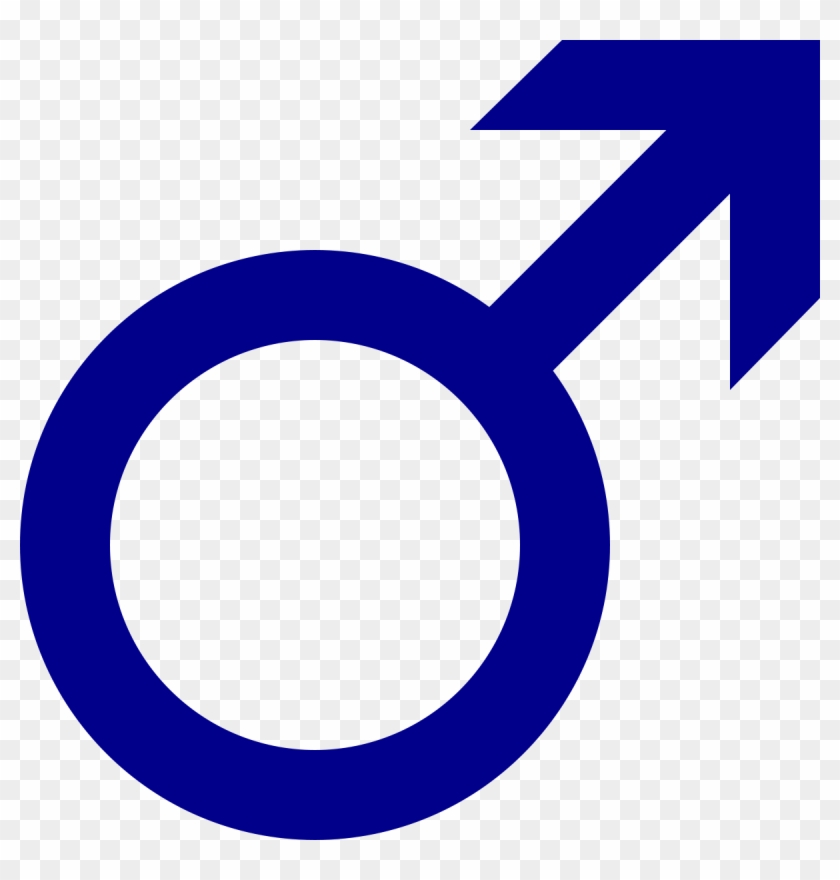 Male Symbol Blue #229088