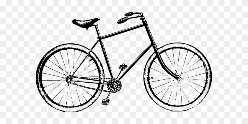 Fahrrad Zyklus Alte Verkehr Transport Vikt - Black And White Bike #229164