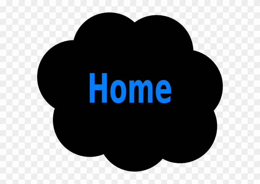 Home Page Button Cloud Clip Art At Clker - T-shirt #229633