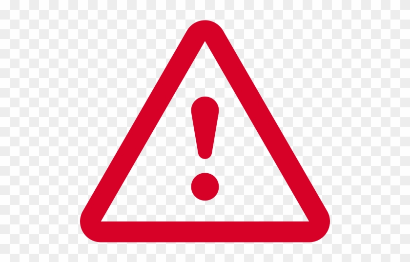 Buffetplaner - Red Triangle Exclamation Mark #229650