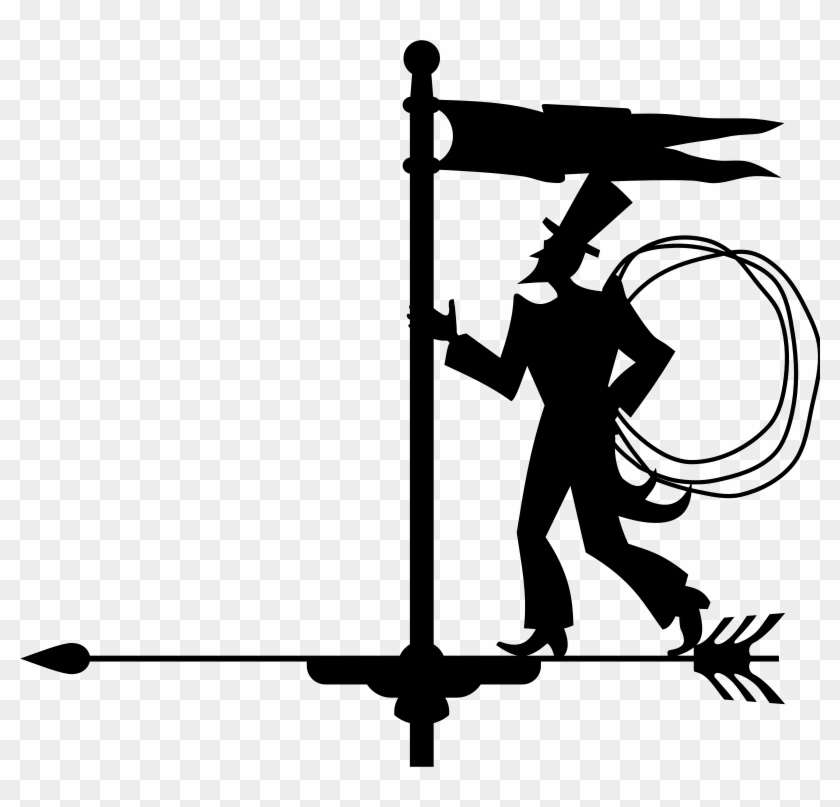 Weathervane Art Print - Silhouette Art Print - Vintage #229759