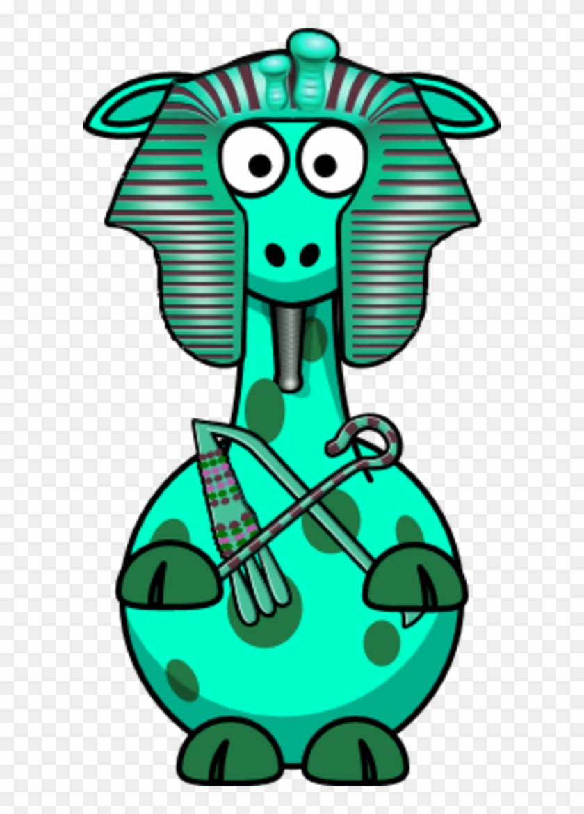 Giraffe Pharaoh Egypt Egyptian - Cartoon Giraffe #230202