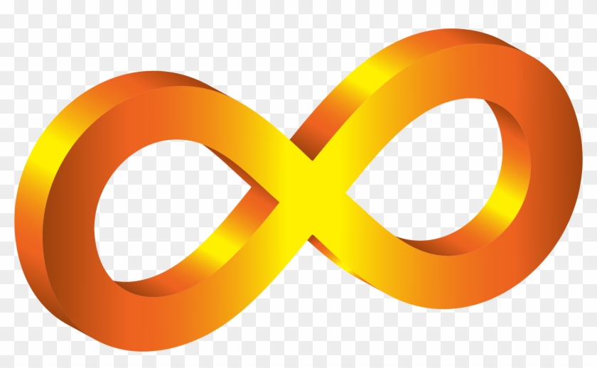 Für Immer Gold Unendlich Schleife Perspekt - Infinity Symbol Clip Art #230448