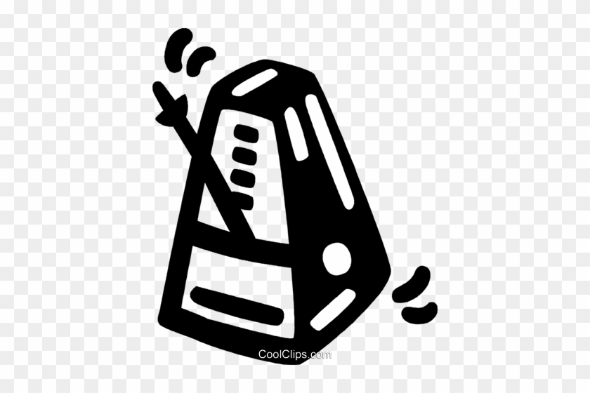 Metronome Royalty Free Vector Clip Art Illustration - Metronom Clipart #1457451
