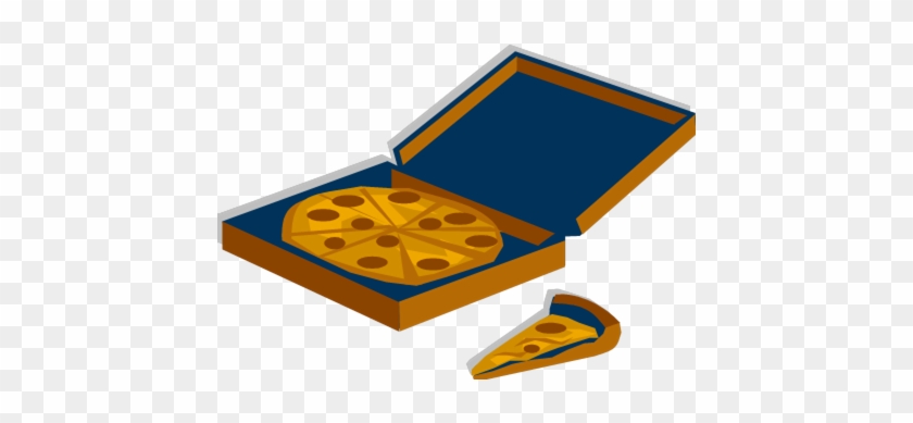 Clip Art Black And White Pizza Box Clipart - Clip Art #1458103