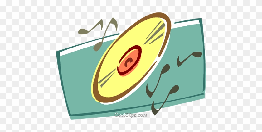 Cd Rom Royalty Free Vector Clip Art Illustration - Jazz #1458463