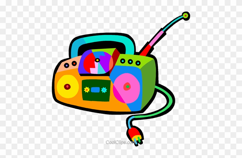 Portable Cd Player Royalty Free Vector Clip Art Illustration - Portable Cd Player Royalty Free Vector Clip Art Illustration #1458475